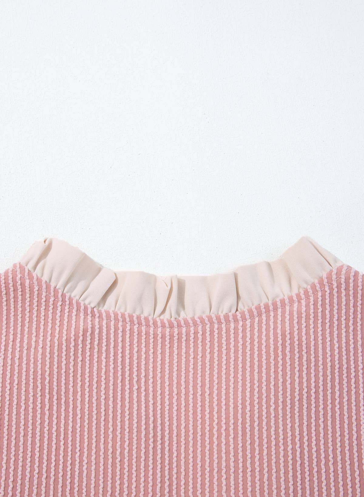 Frilled Neckline Blouse
