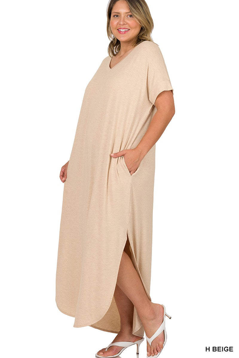 | '- H Beige Maxi