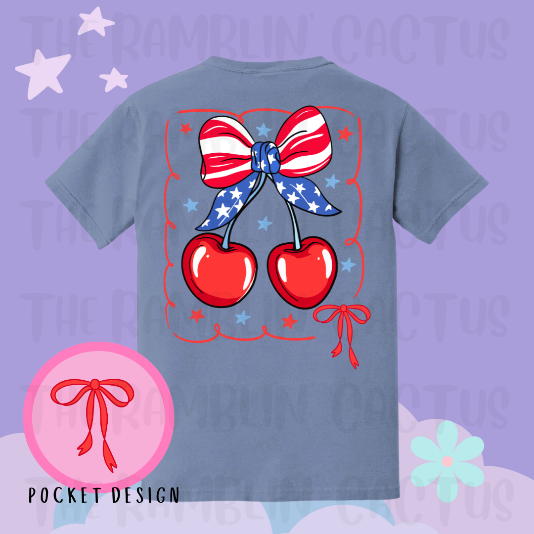 Patriotic Cherry - Blue