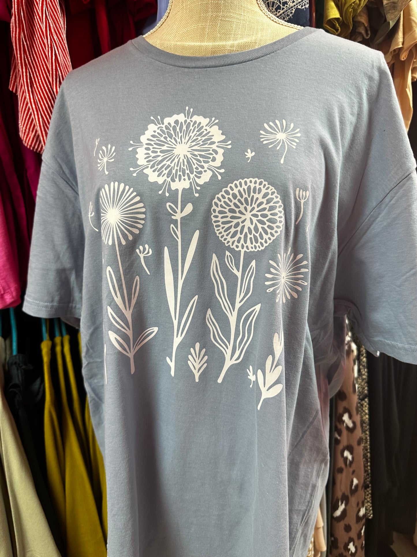 | '- Flowers In Bloom - Sky Blue