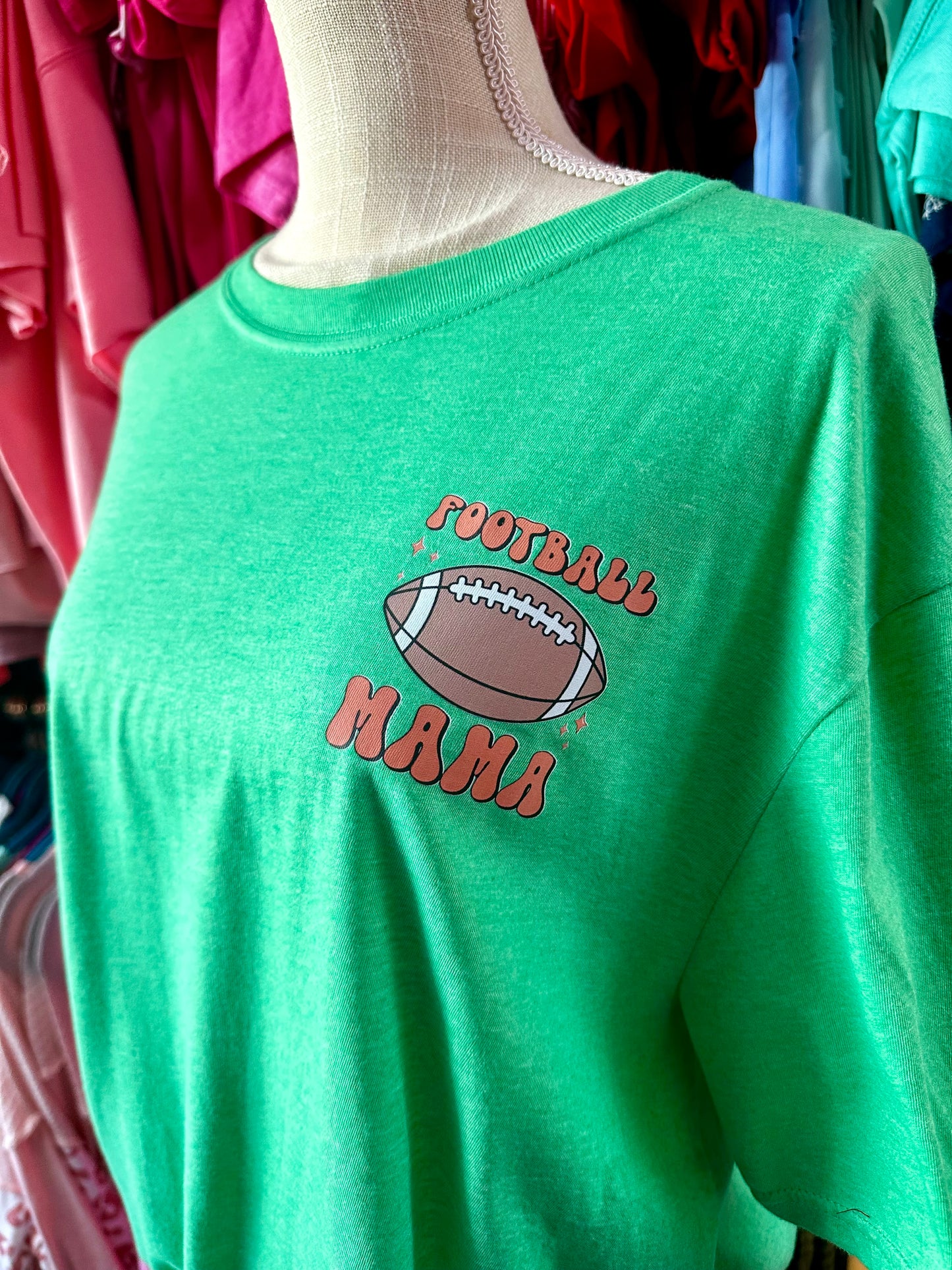 | '- Football Mama Tee - Short Sleeve