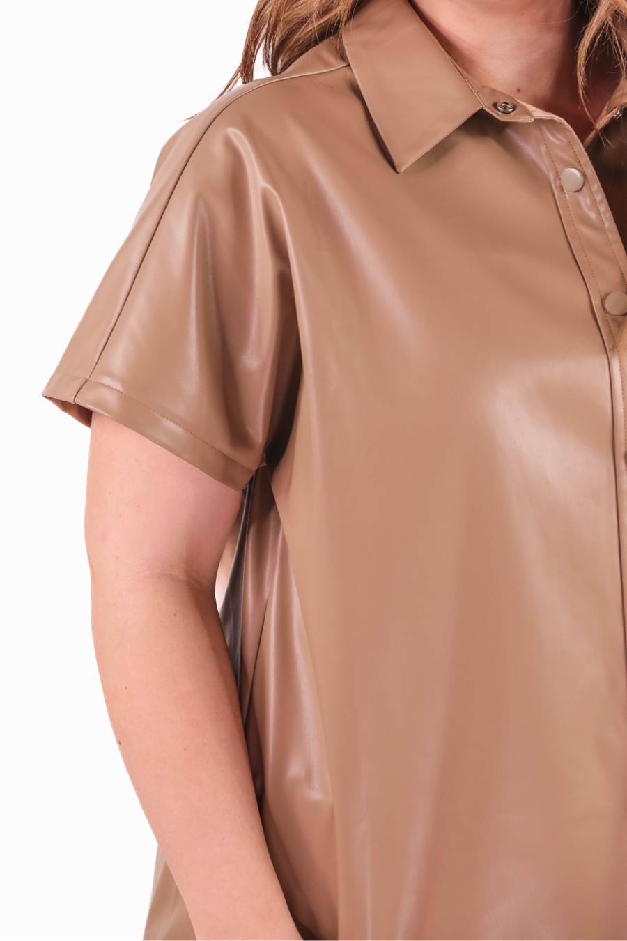 Sedona Faux Leather Top