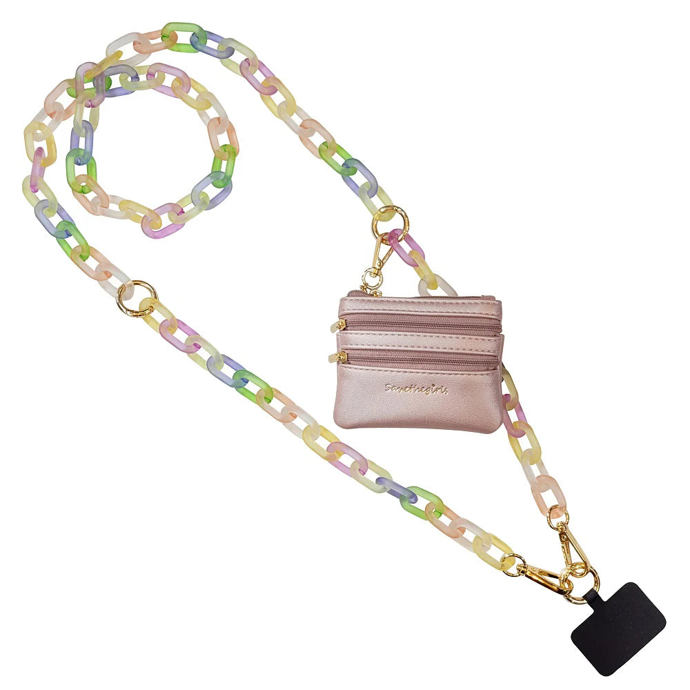 Rainbow Clip & Go Ice Chain with Pouch