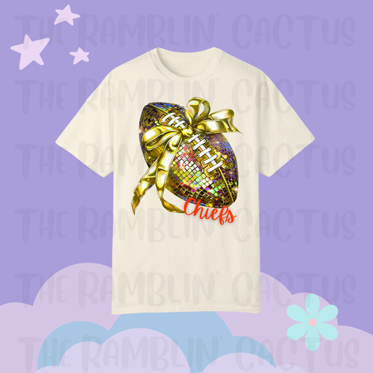 Chiefs Disco Football Tee