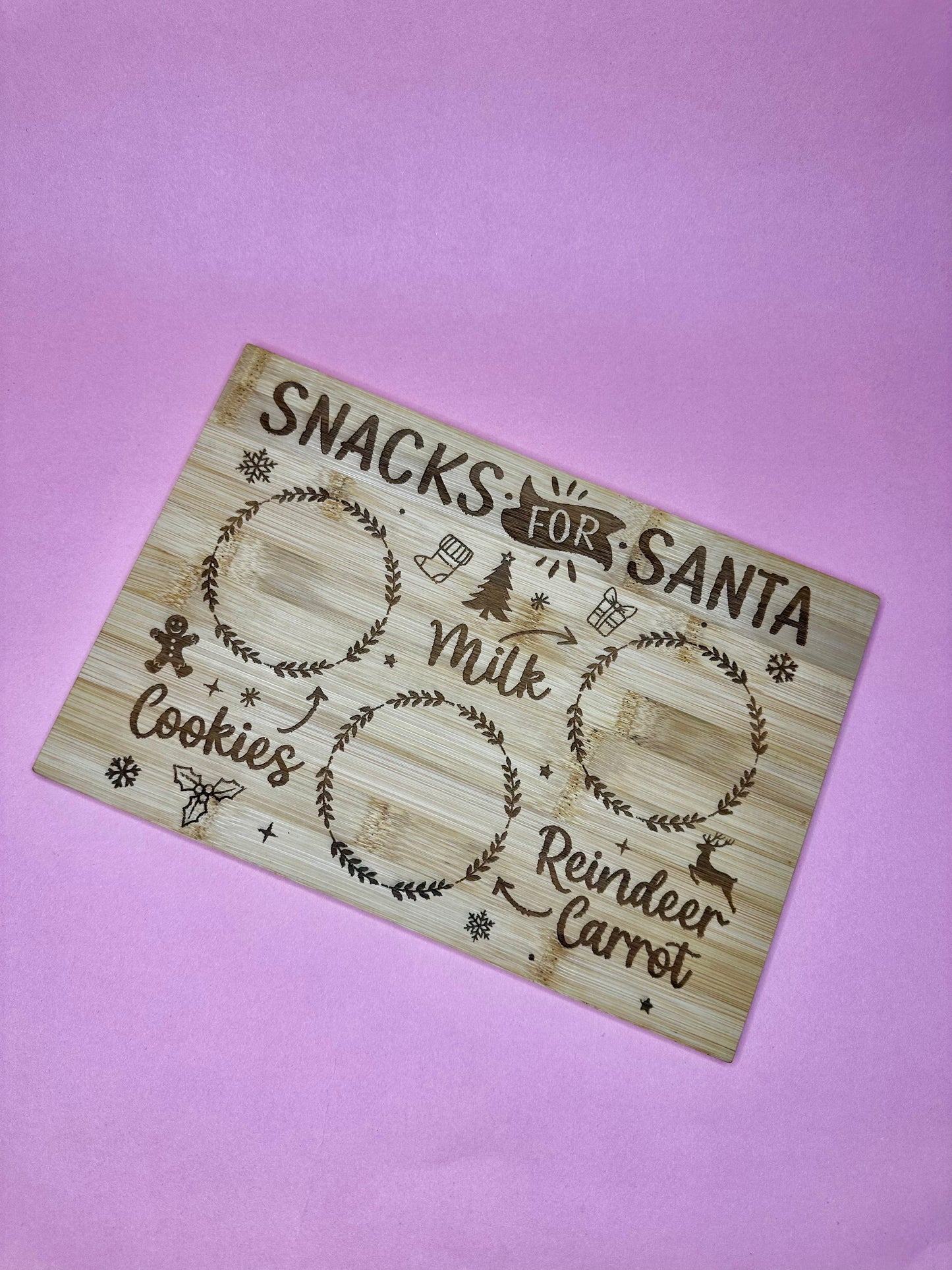 Snacks For Santa Tray