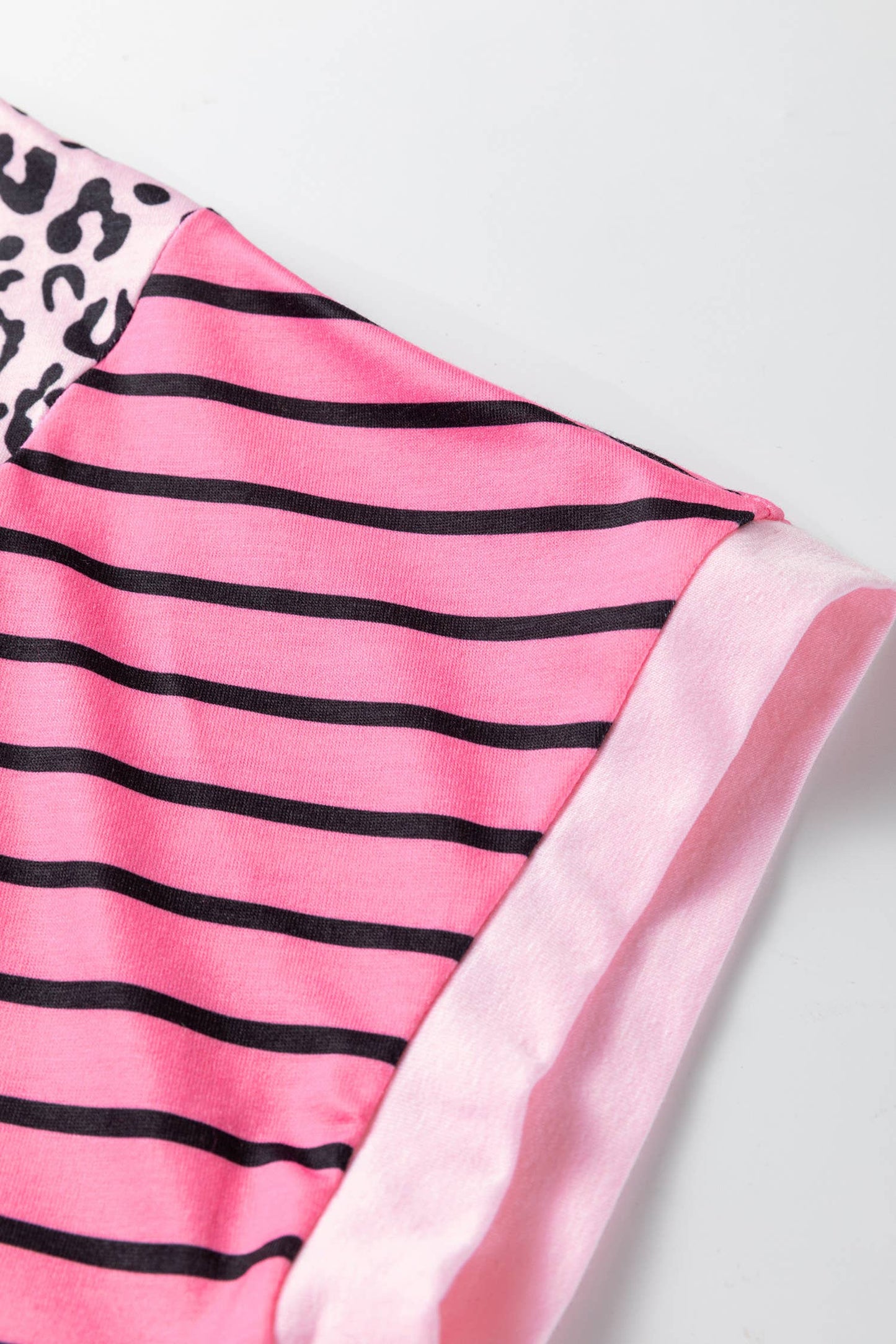 Leopard Striped Top
