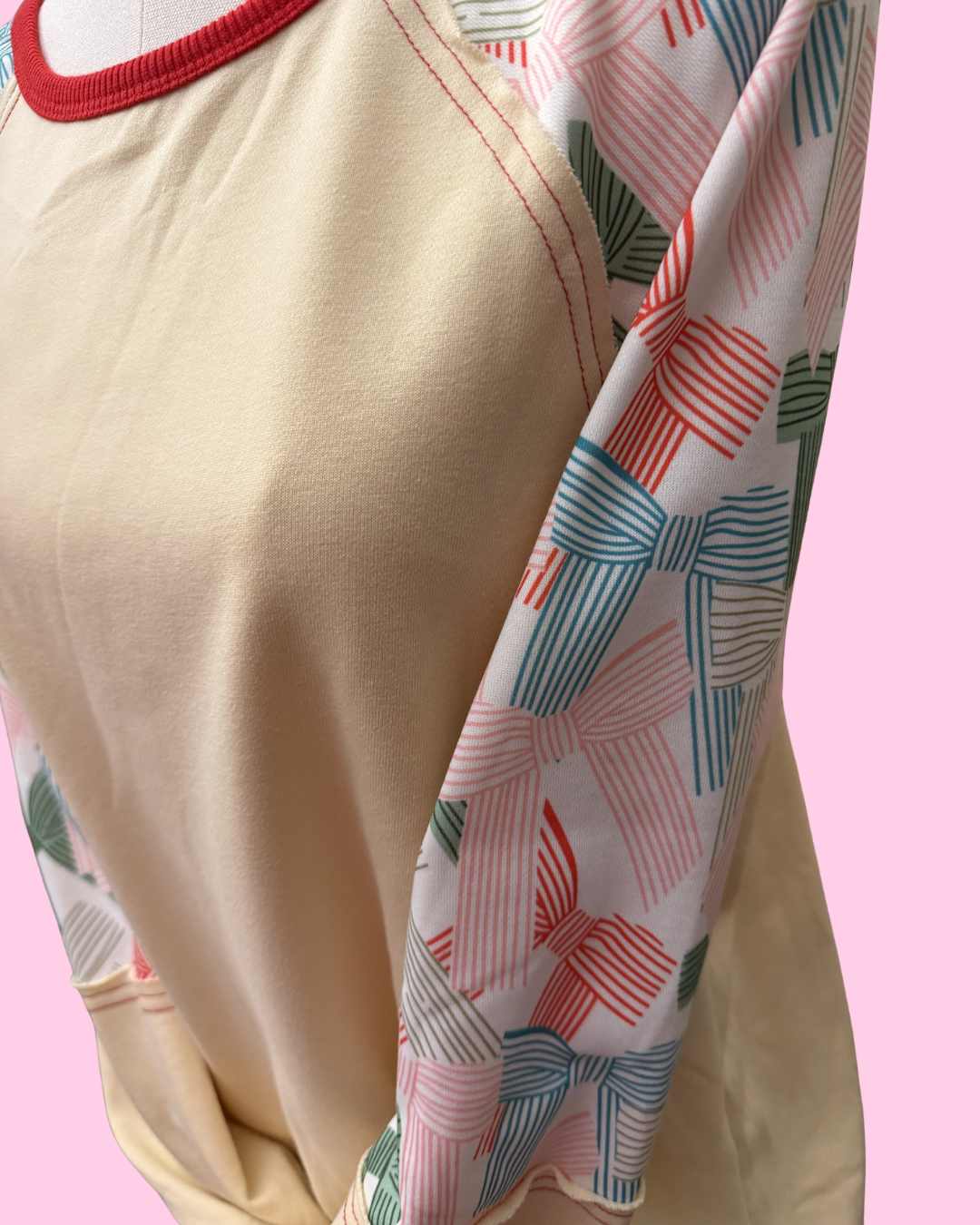 Bow Accent Long Sleeve