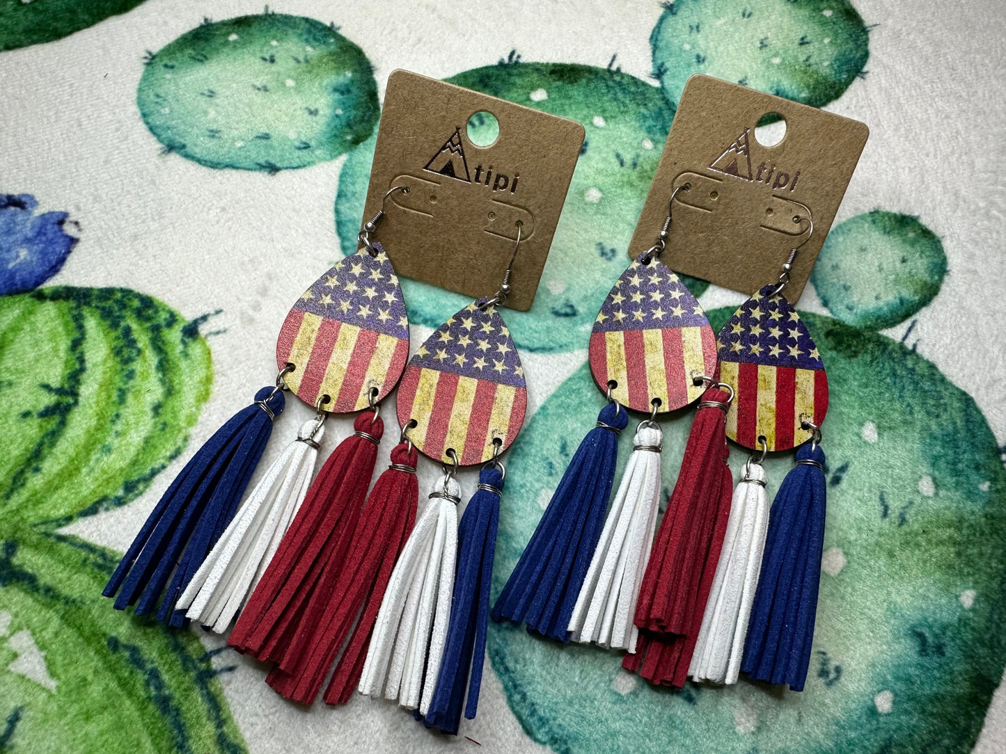 Land of the Free Earrings - UD