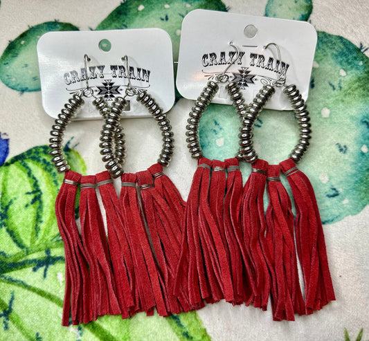 Red Rio Grande Earrings - UD
