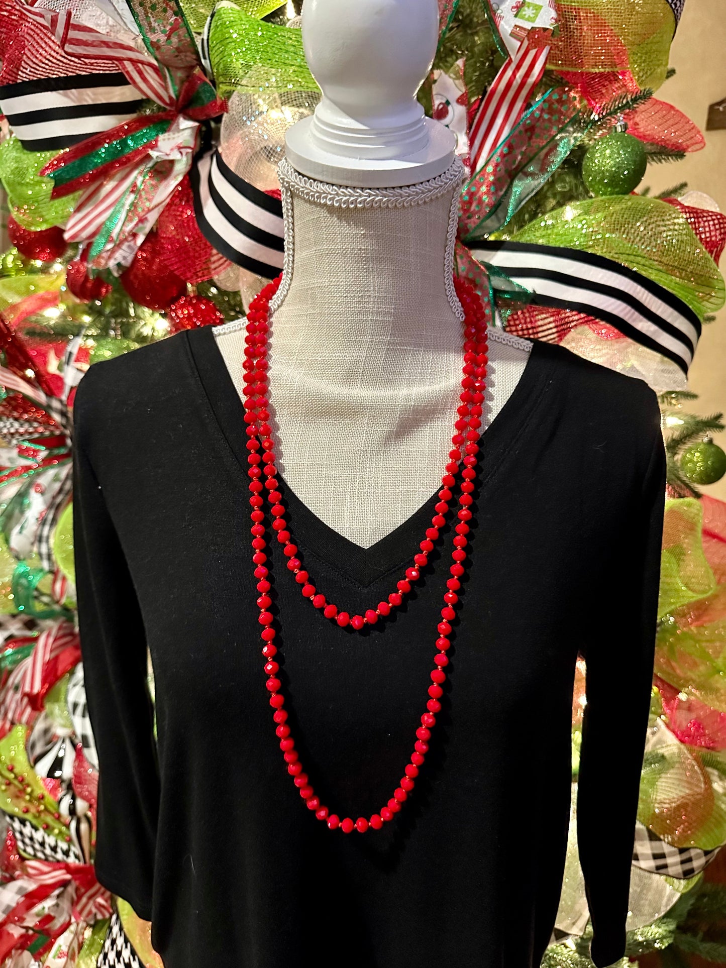 Red Bead Necklace
