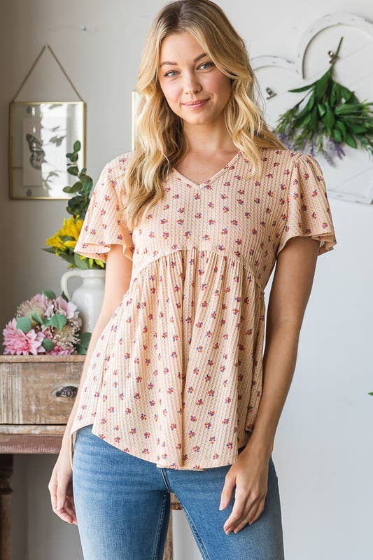 Floral Baby Doll Top