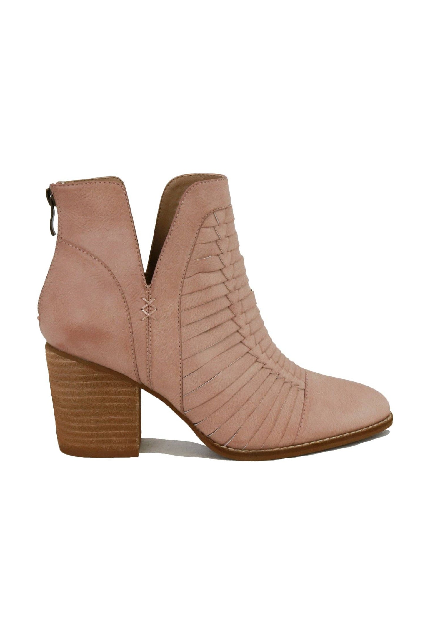 Woven Ankle Booties