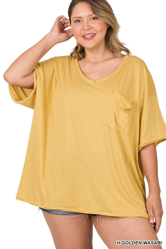 Golden Wasabi Oversized Boyfriend Tee