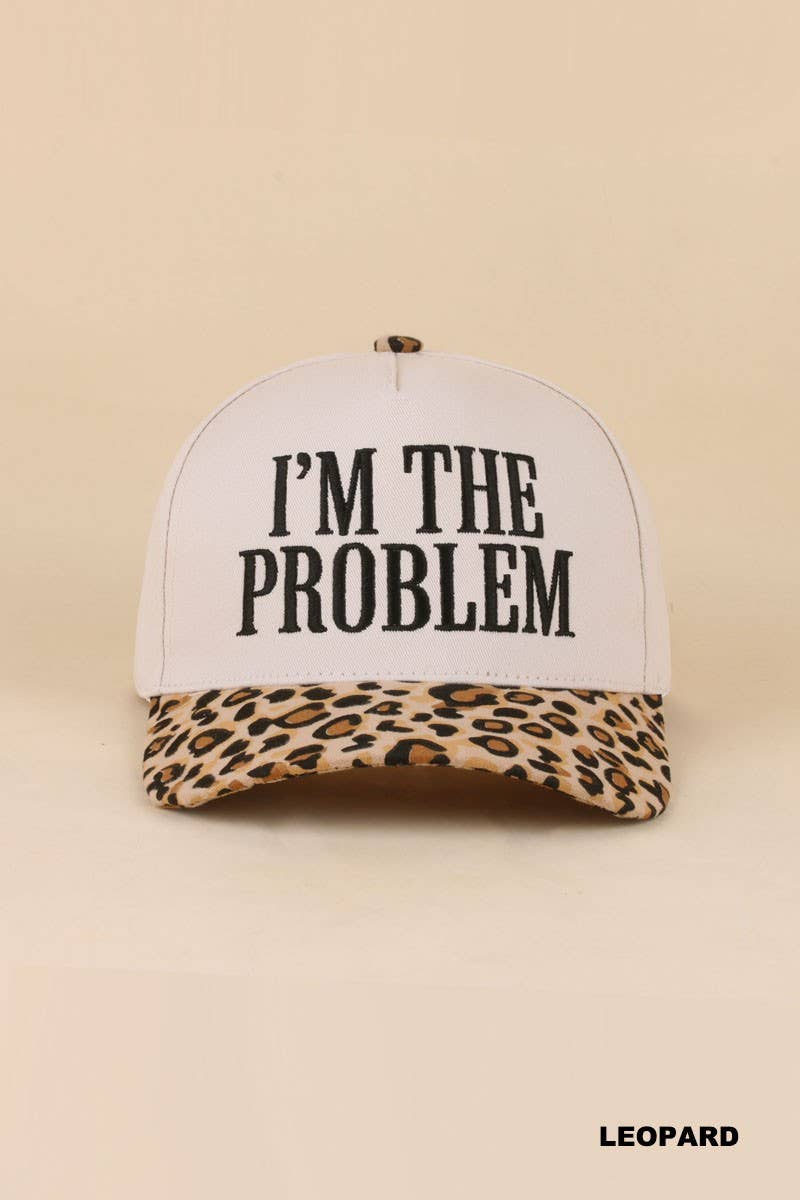 I'm The Problem Two Tone Snapback Hat