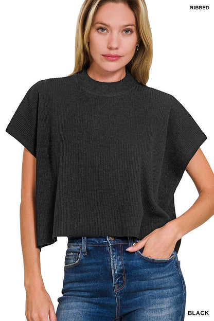 Mock Neck Top