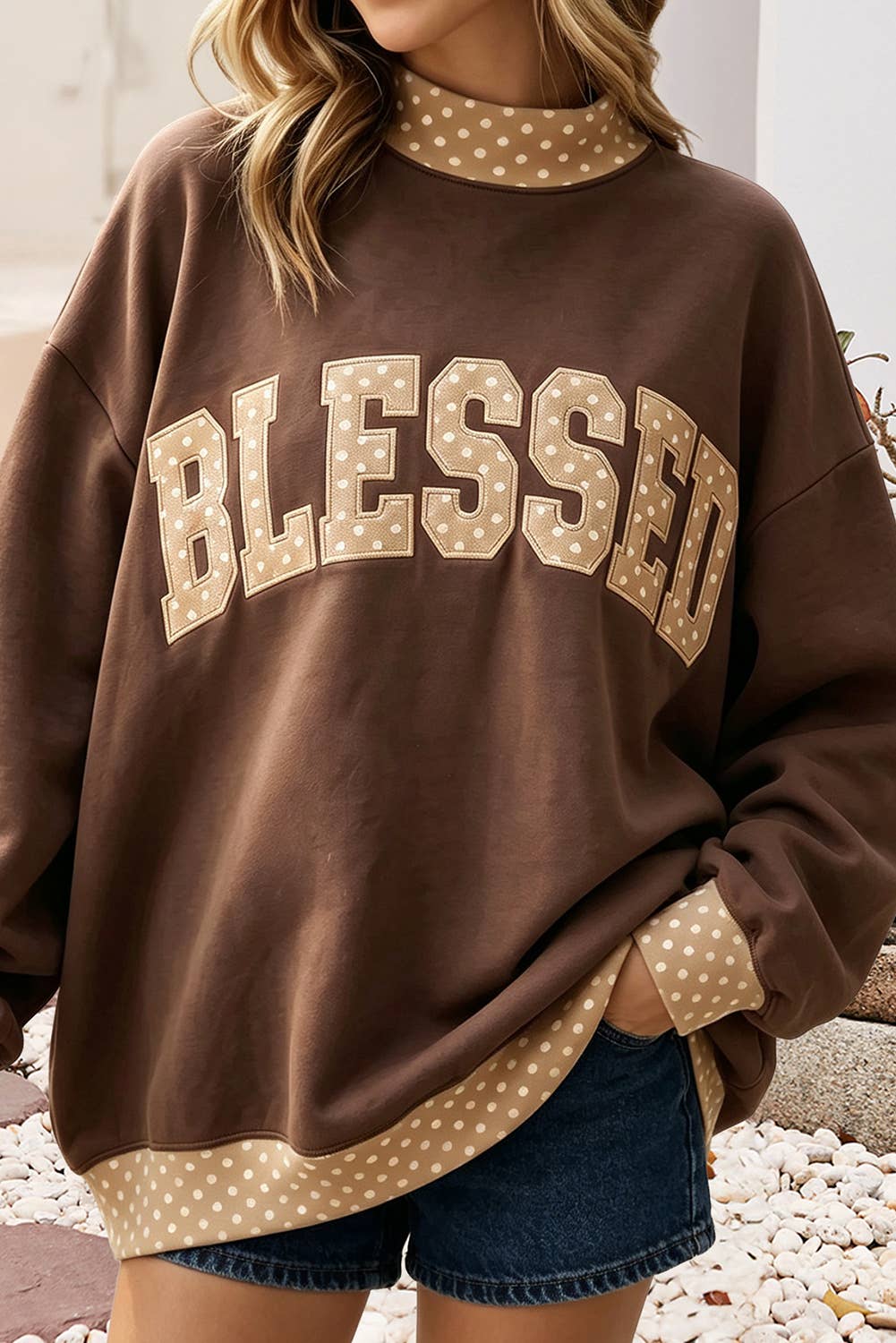 Blessed Oversized Sweatshirt