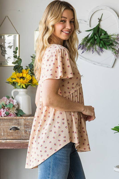 Floral Baby Doll Top