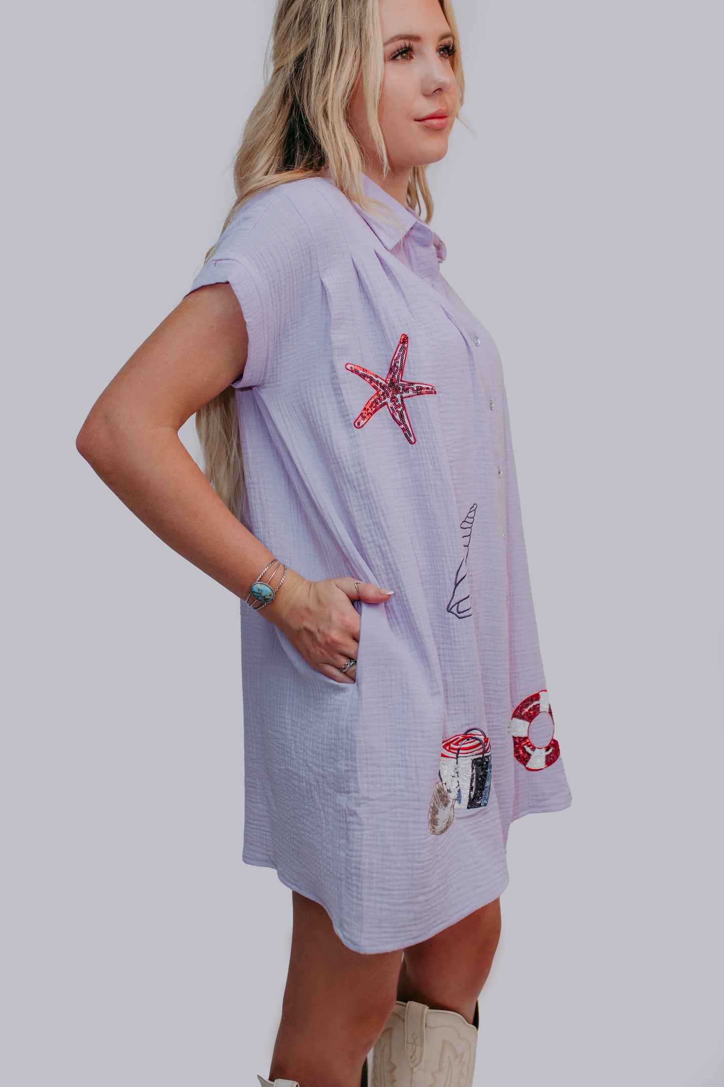 Sequins Beach Life Dress