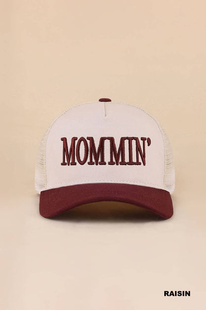 Mommin' Two Tone Mesh Snapback Hat