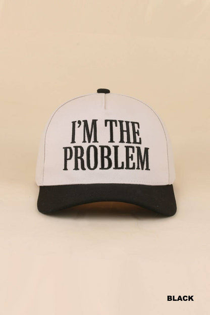 I'm The Problem Two Tone Snapback Hat