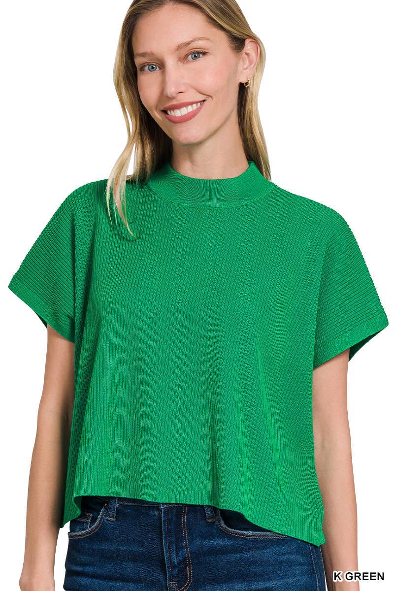 Mock Neck Top