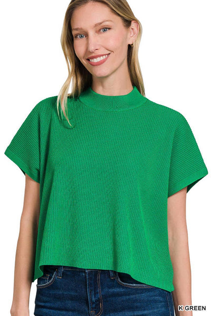 Mock Neck Top