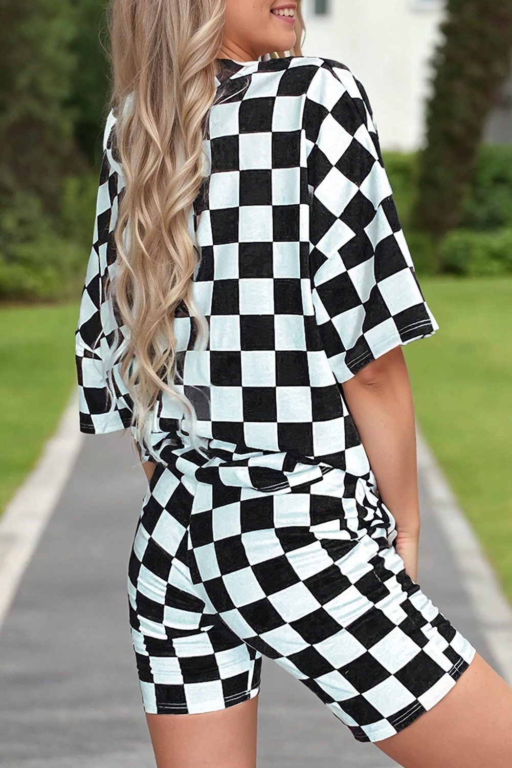 Checkered Two Piece Set