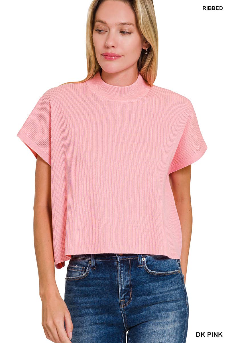 Mock Neck Top