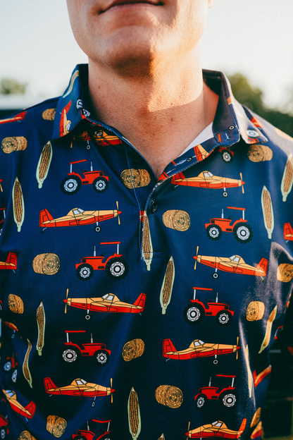 Crop Dusted Men's Farm Polo