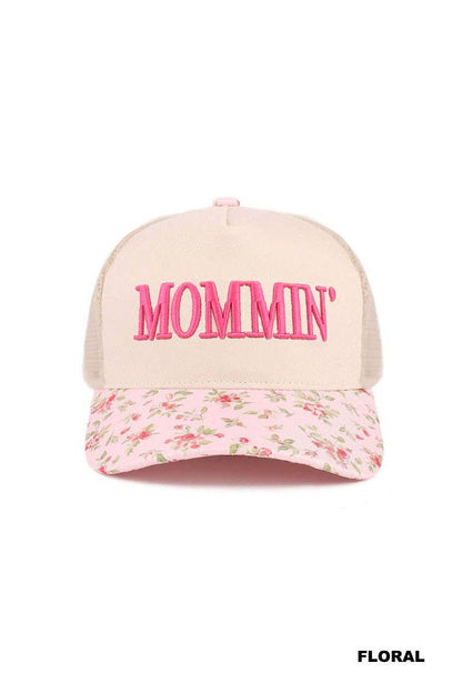 Mommin' Two Tone Mesh Snapback Hat