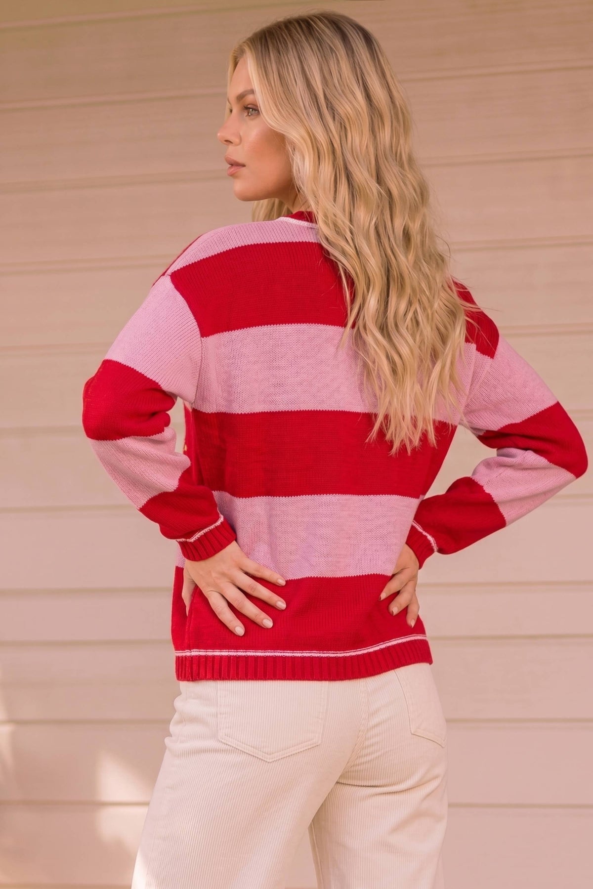 Holly Jolly Striped Sweater
