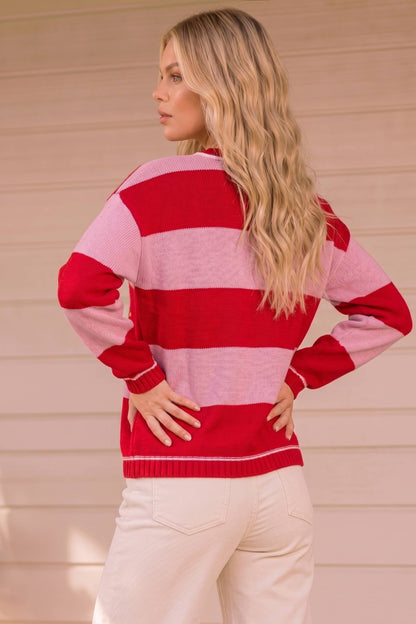 Holly Jolly Striped Sweater