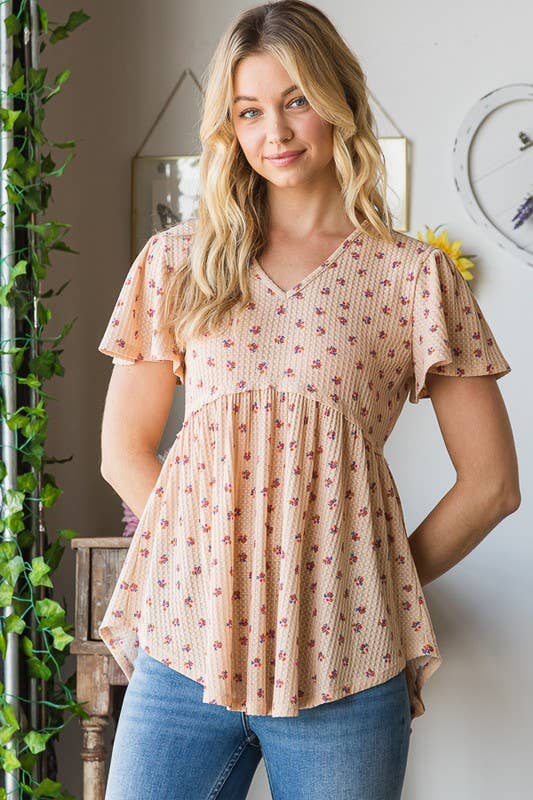 Floral Baby Doll Top