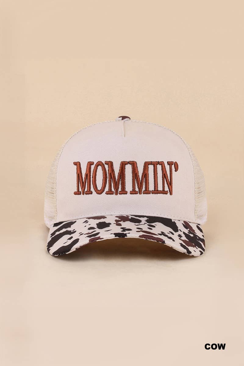 Mommin' Two Tone Mesh Snapback Hat