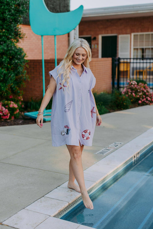 Sequins Beach Life Dress