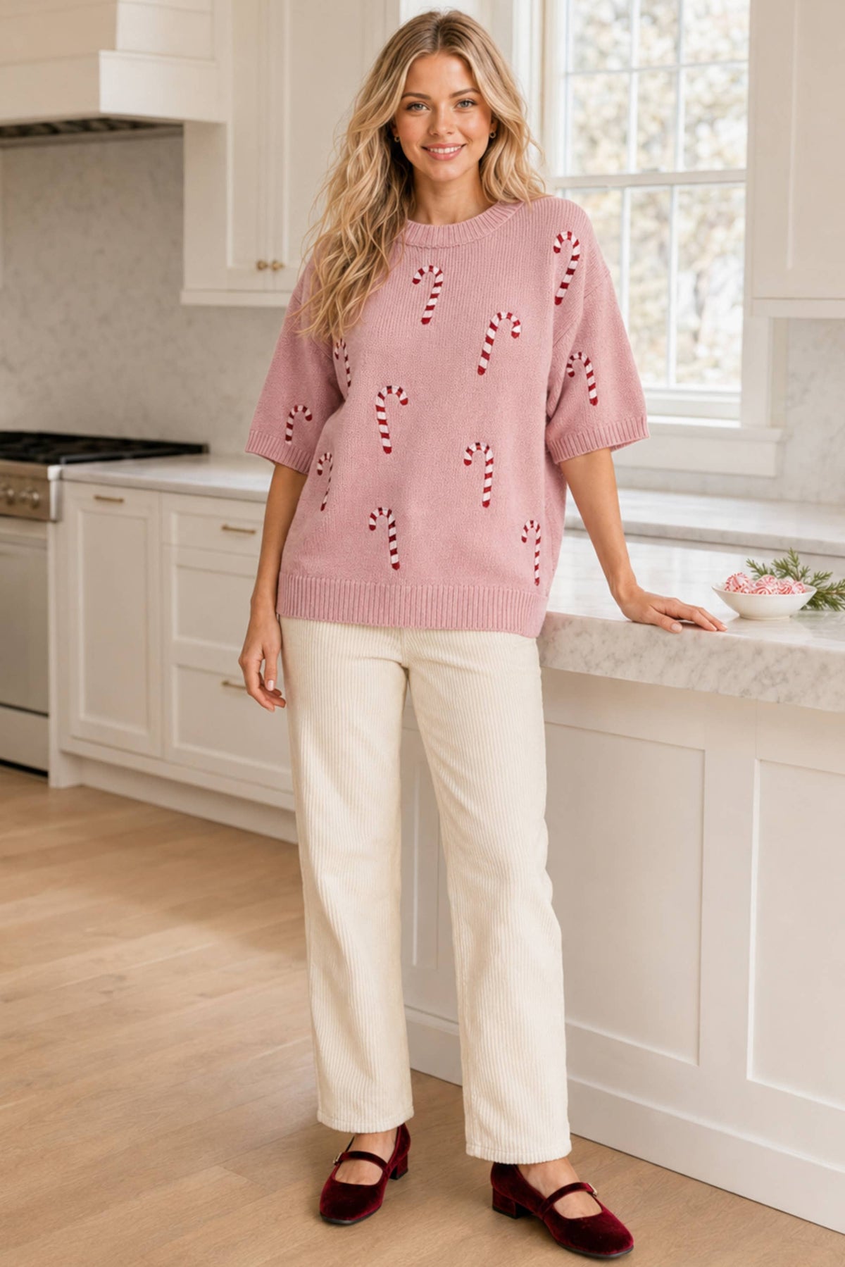 Candy Cane Sweater