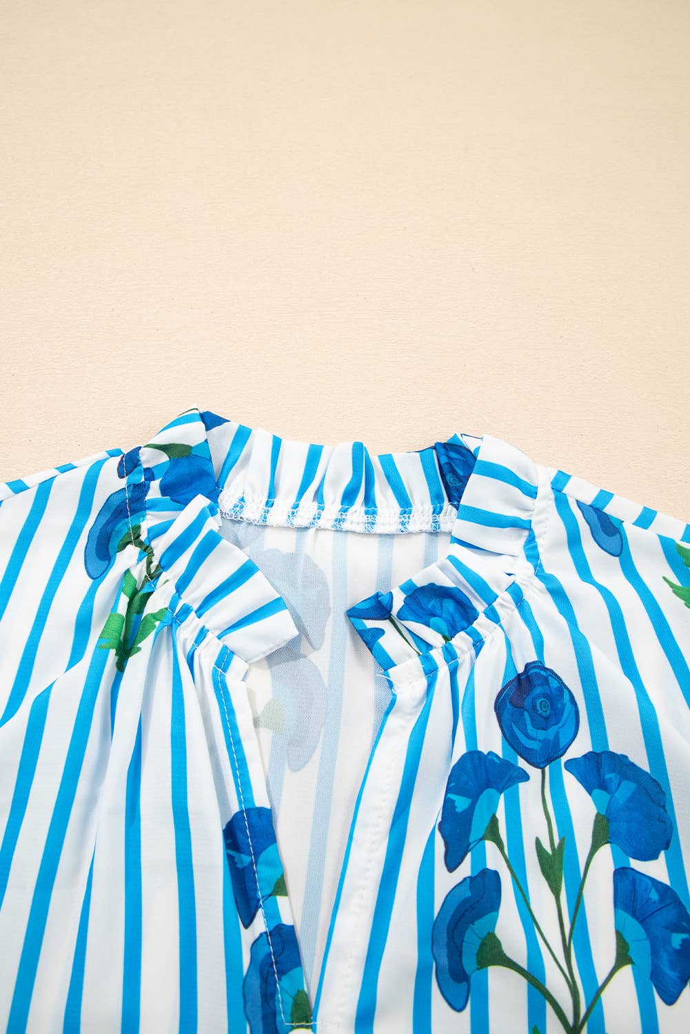 Stripe Floral Top