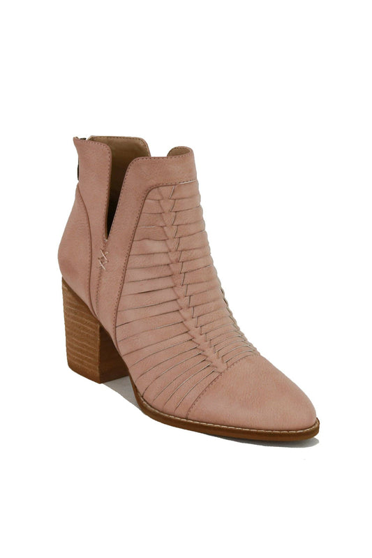 Woven Ankle Booties