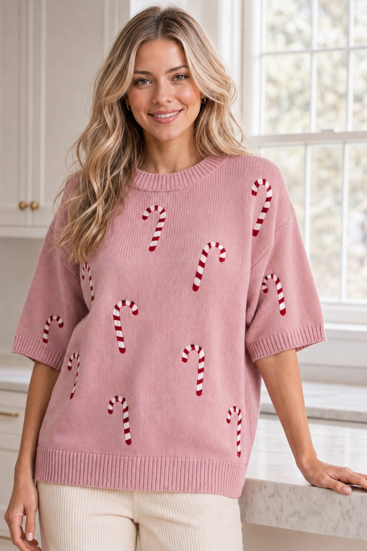 Candy Cane Sweater