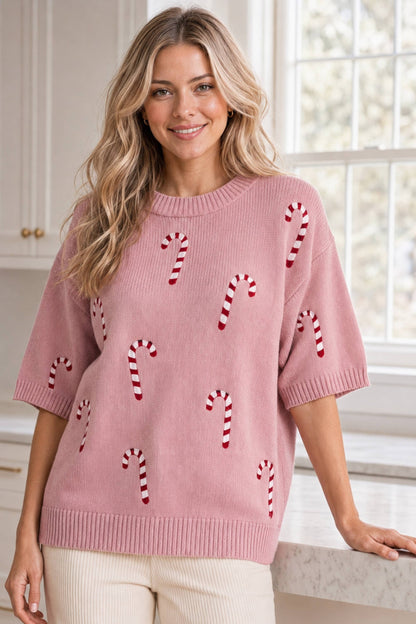 Candy Cane Sweater