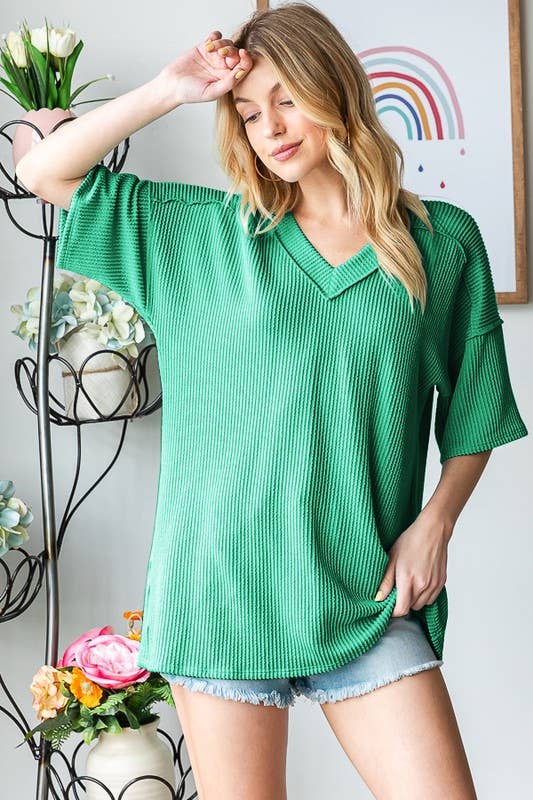 Kelly Green Top