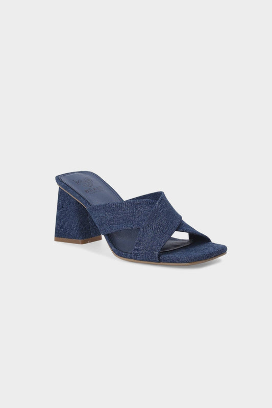 Raffia Block Heels
