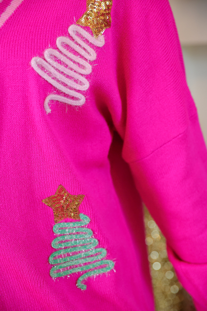 Tinsel Trees Relaxed Cardigan