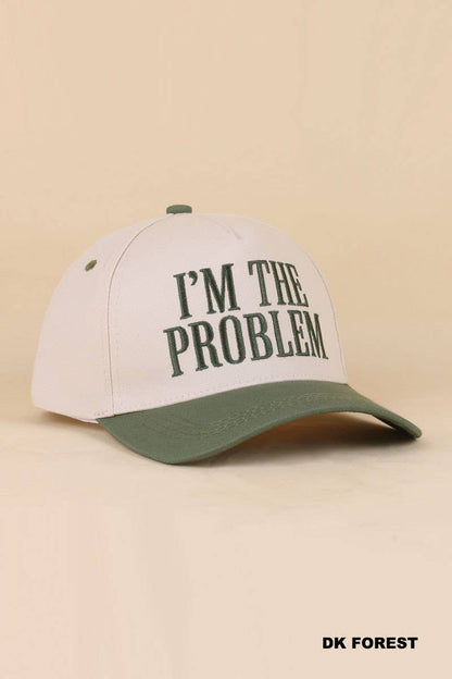 I'm The Problem Two Tone Snapback Hat