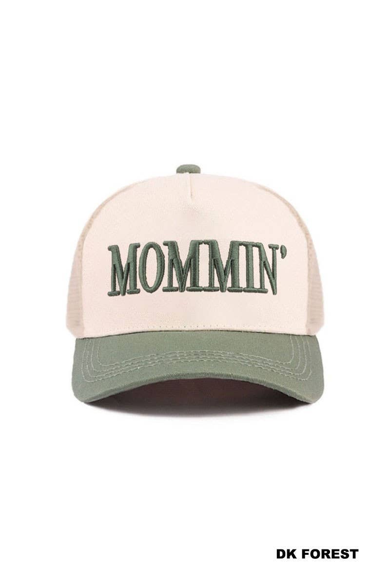 Mommin' Two Tone Mesh Snapback Hat