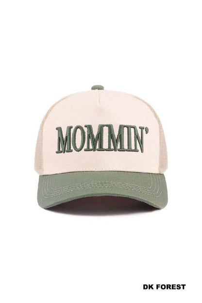 Mommin' Two Tone Mesh Snapback Hat