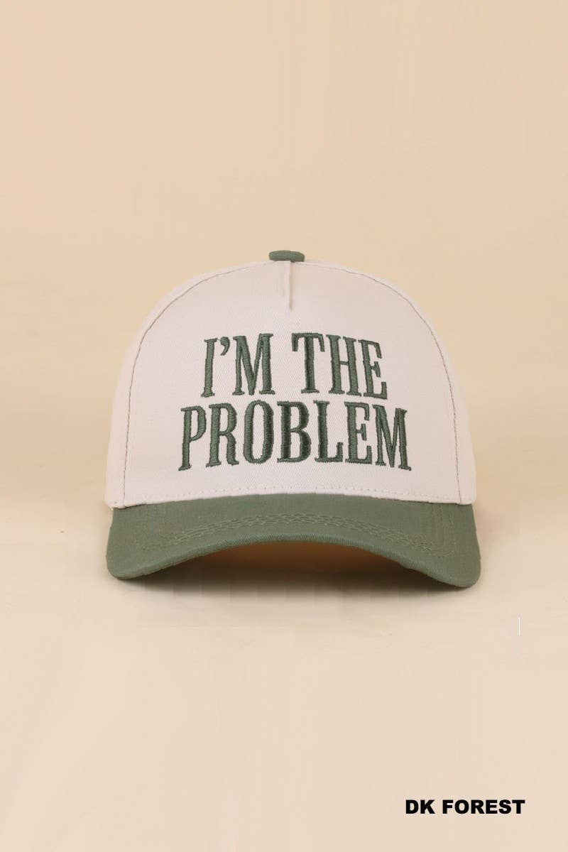I'm The Problem Two Tone Snapback Hat