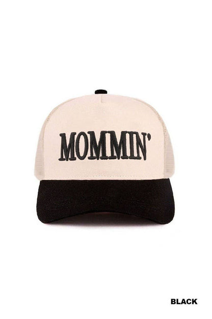 Mommin' Two Tone Mesh Snapback Hat