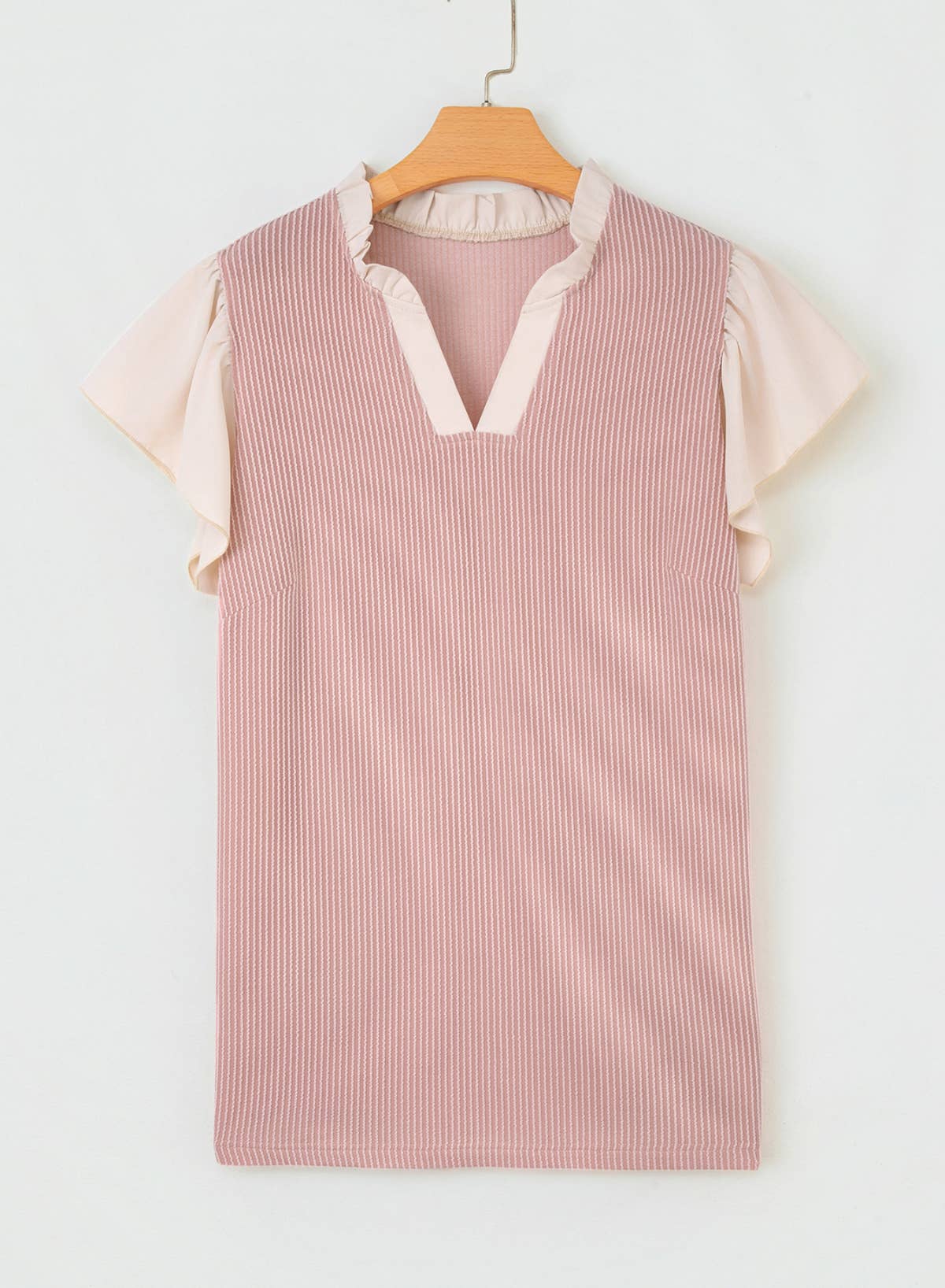 Frilled Neckline Blouse