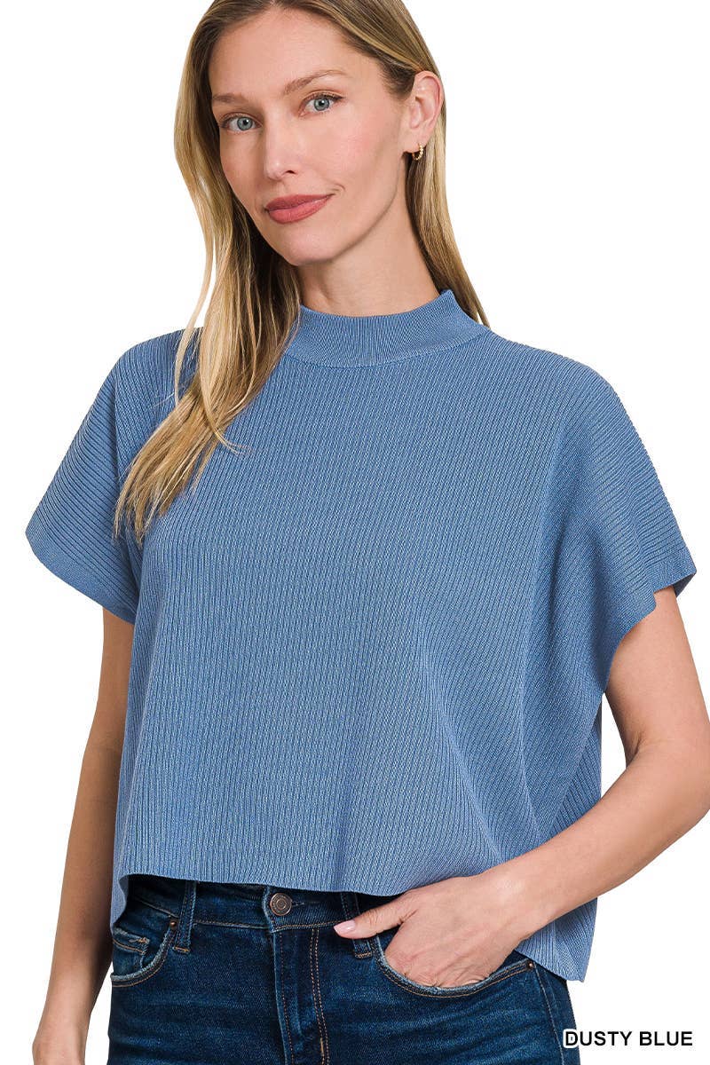 Mock Neck Top
